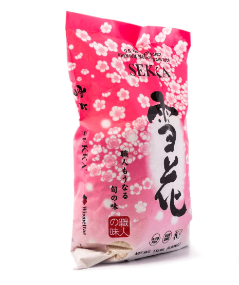 Sekka Premium Japanese Medium Grain Rice 15 lb - A&E Foodstore