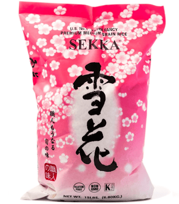 Sekka Premium Japanese Medium Grain Rice 15 lb - A&E Foodstore
