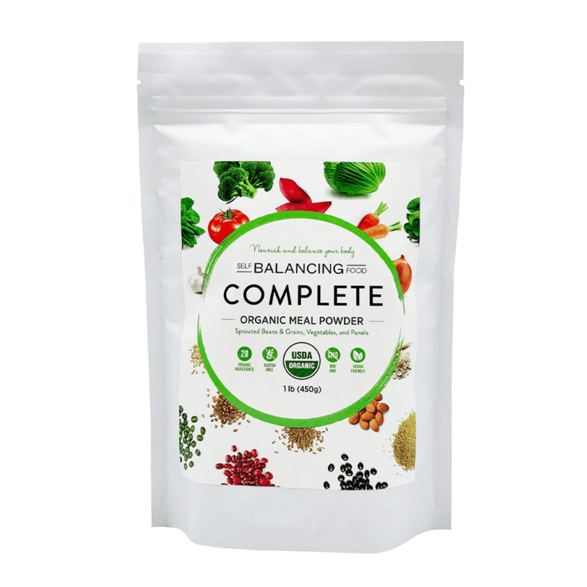 Self Balancing Food Complete Organic Meal Powder 1lb - A&E Foodstore