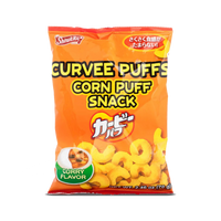 Shirakiku Curvee Corn Puff Curry Flavor 2.46 oz - A&E Foodstore