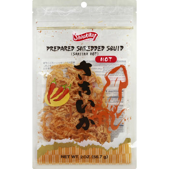 Shirakiku Hot Shredded Squid 2oz - A&E Foodstore