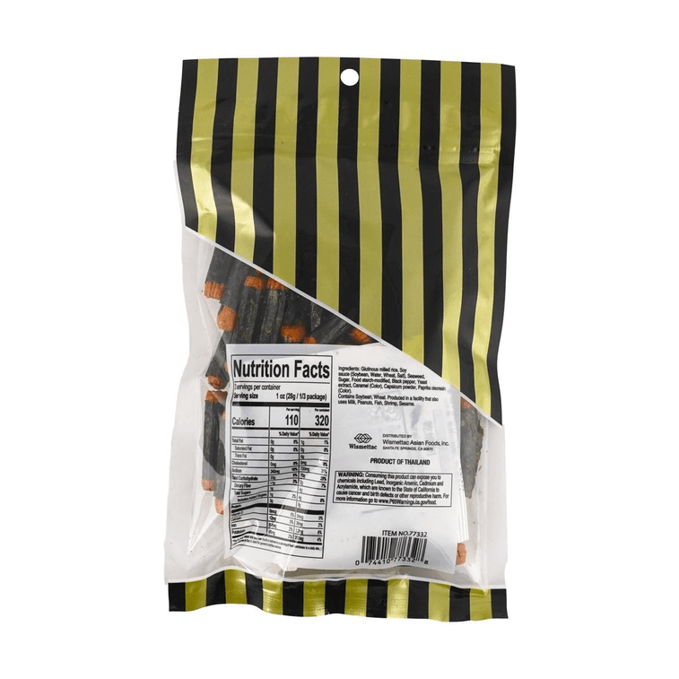 Shirakiku Nori Maki Arare Rice Crackers With Seaweed Hot Chili 3oz - A&E Foodstore