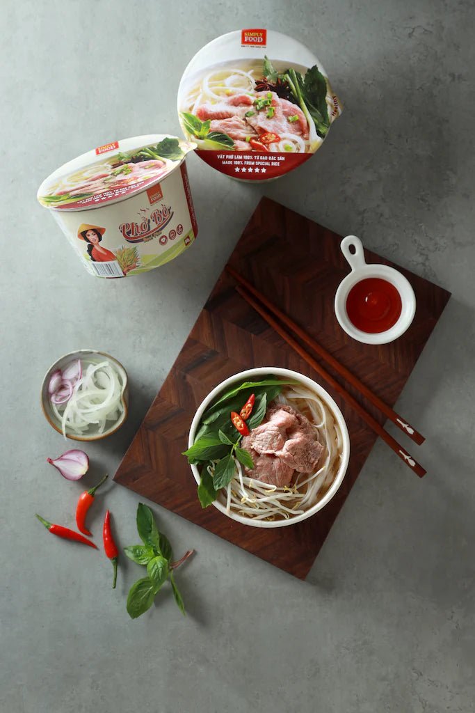Simply Food Beef Flavored Instant Pho Noodle Bowl - A&E Foodstore