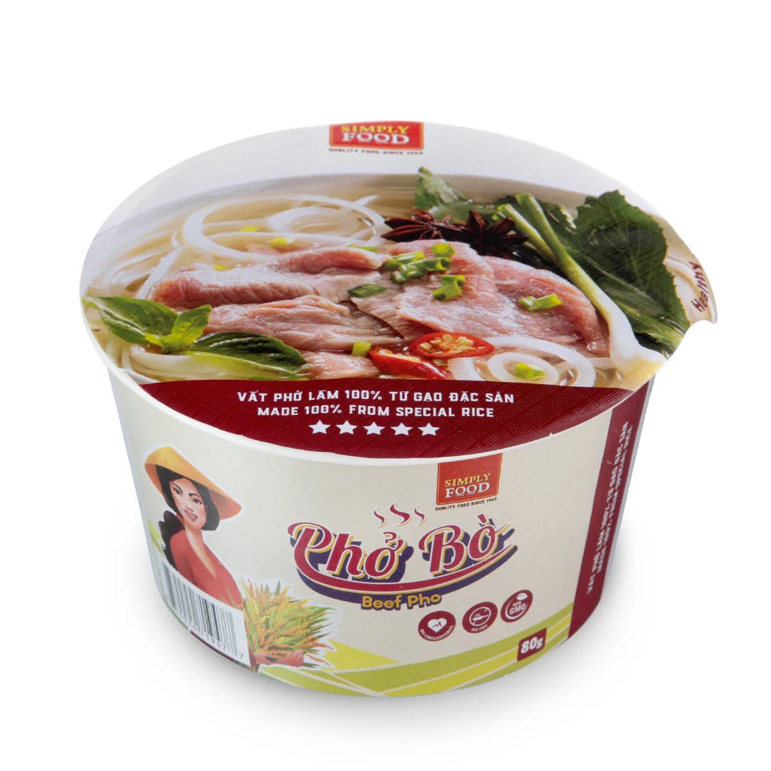 Simply Food Beef Flavored Instant Pho Noodle Bowl - A&E Foodstore