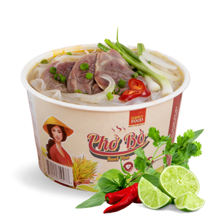 Simply Food Beef Flavored Instant Pho Noodle Bowl