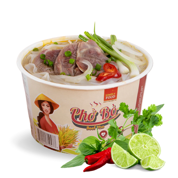 Simply Food Beef Flavored Instant Pho Noodle Bowl - A&E Foodstore