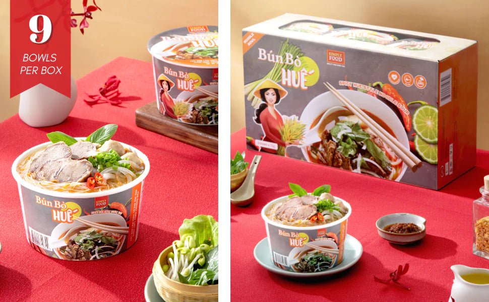 Simply Food Hue Style Instant Rice Noodle Soup Bowl - A&E Foodstore