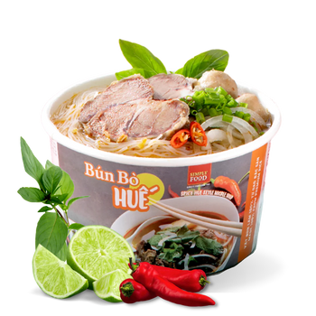 Simply Food Hue Style Instant Rice Noodle Soup Bowl - A&E Foodstore