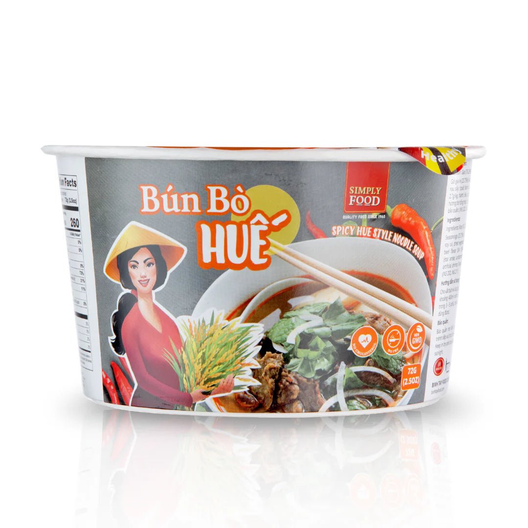 Simply Food Hue Style Instant Rice Noodle Soup Bowl - A&E Foodstore