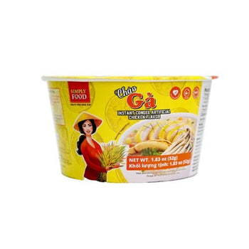 Simply Food Instant Congee Chicken Flavor Bowl 1.83oz - A&E Foodstore