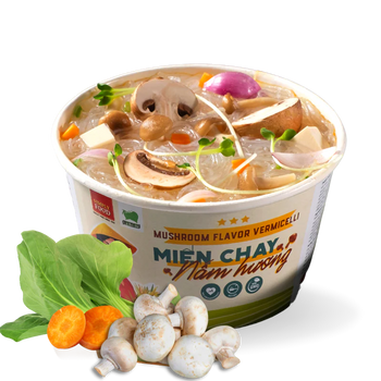 Simply Food Mushroom Vermicelli Glass Instant Noodle Bowl - A&E Foodstore