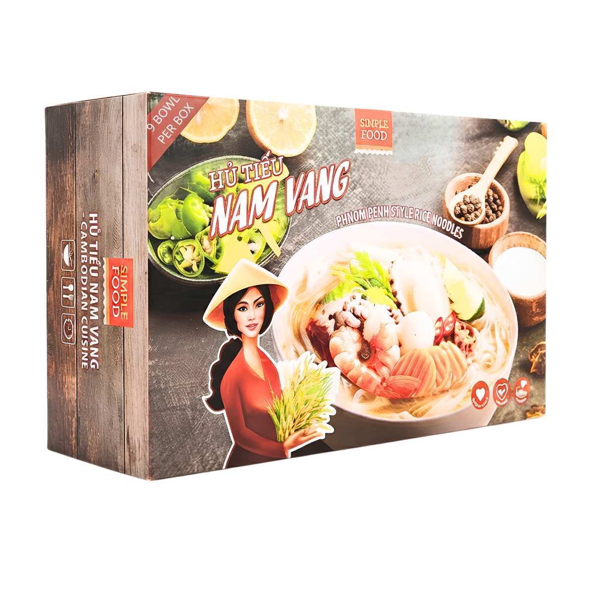 [Simply Food] Phnom Penh Rice Noodle - 75g - A&E Foodstore