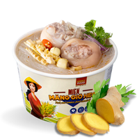 Simply Food Pork and Bamboo Shoot Glass Vermicelli Glass Instant Noodle Bowl - A&E Foodstore