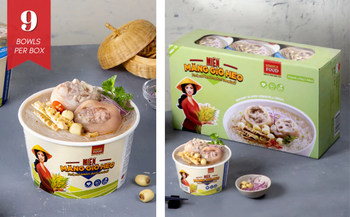 Simply Food Pork and Bamboo Shoot Glass Vermicelli Glass Instant Noodle Bowl - A&E Foodstore