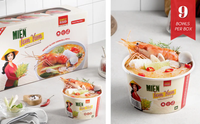 Simply Food Tom Yum Vermicelli Glass Instant Noodle Bowl - A&E Foodstore