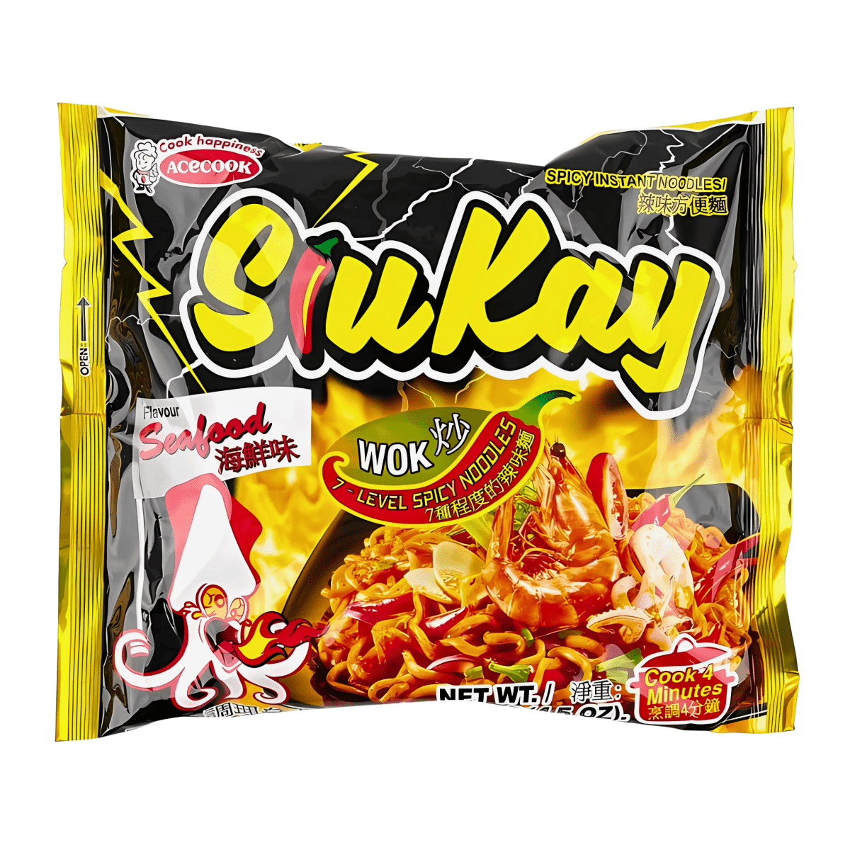 Siukay Seafood Noodles 4.5oz - A&E Foodstore