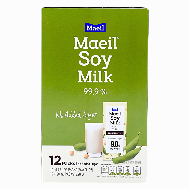 [Maeil] High Protein Soy Milk - 190ml x 12 Pack