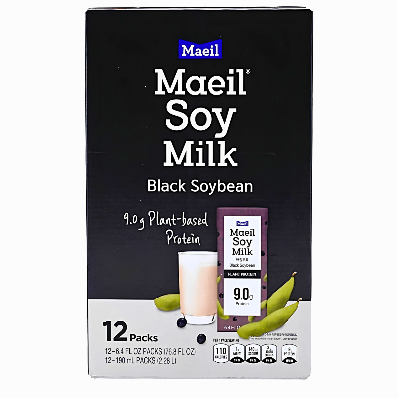 [Maeil] Black Soybean Milk - 190ml x 12 Pack