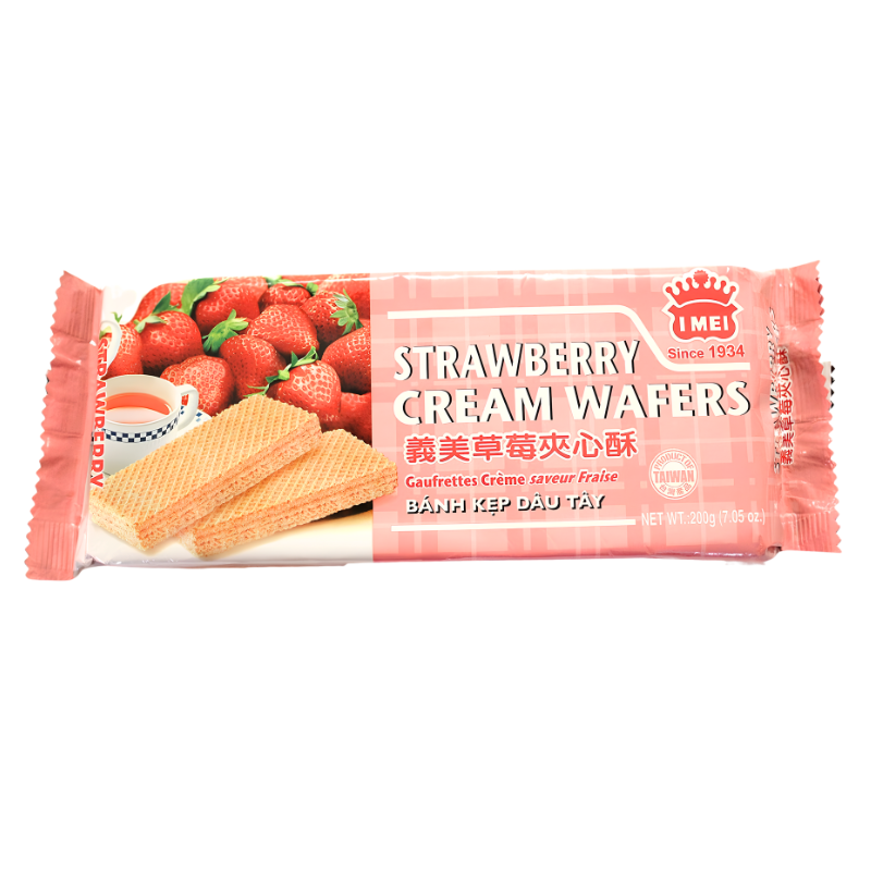 [IMEI] Strawberry Cream Wafers - 200g