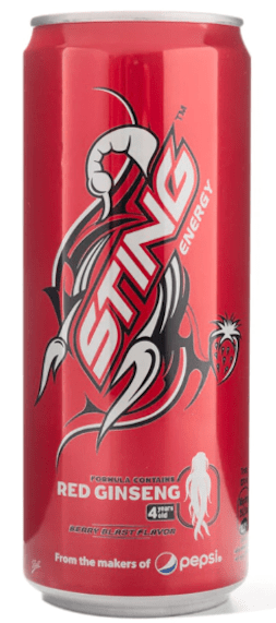 [STING] Energy Drink - Red Ginseng & Strawberry - 11 oz - A&E Foodstore