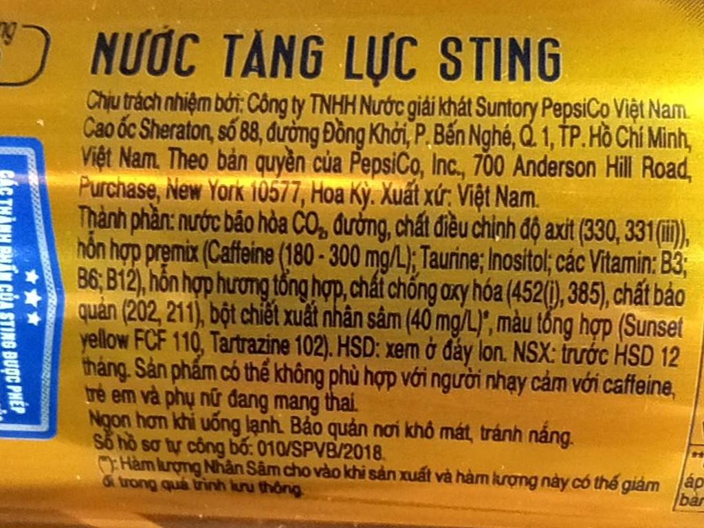 Sting Gold Energy Drink 11 oz - A&E Foodstore