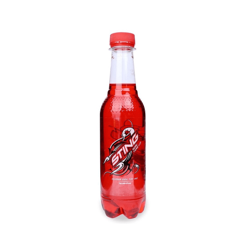 Sting Nuoc Tang Luc Energy Drink Strawberry Flavor 10.82oz - A&E Foodstore