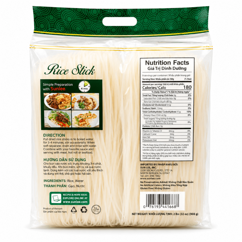 [Sunlee] Special Fresh Rice Stick -32 oz - A&E Foodstore