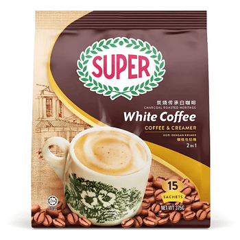 Super 2in1 Charcoal White Coffee 13.2oz - A&E Foodstore