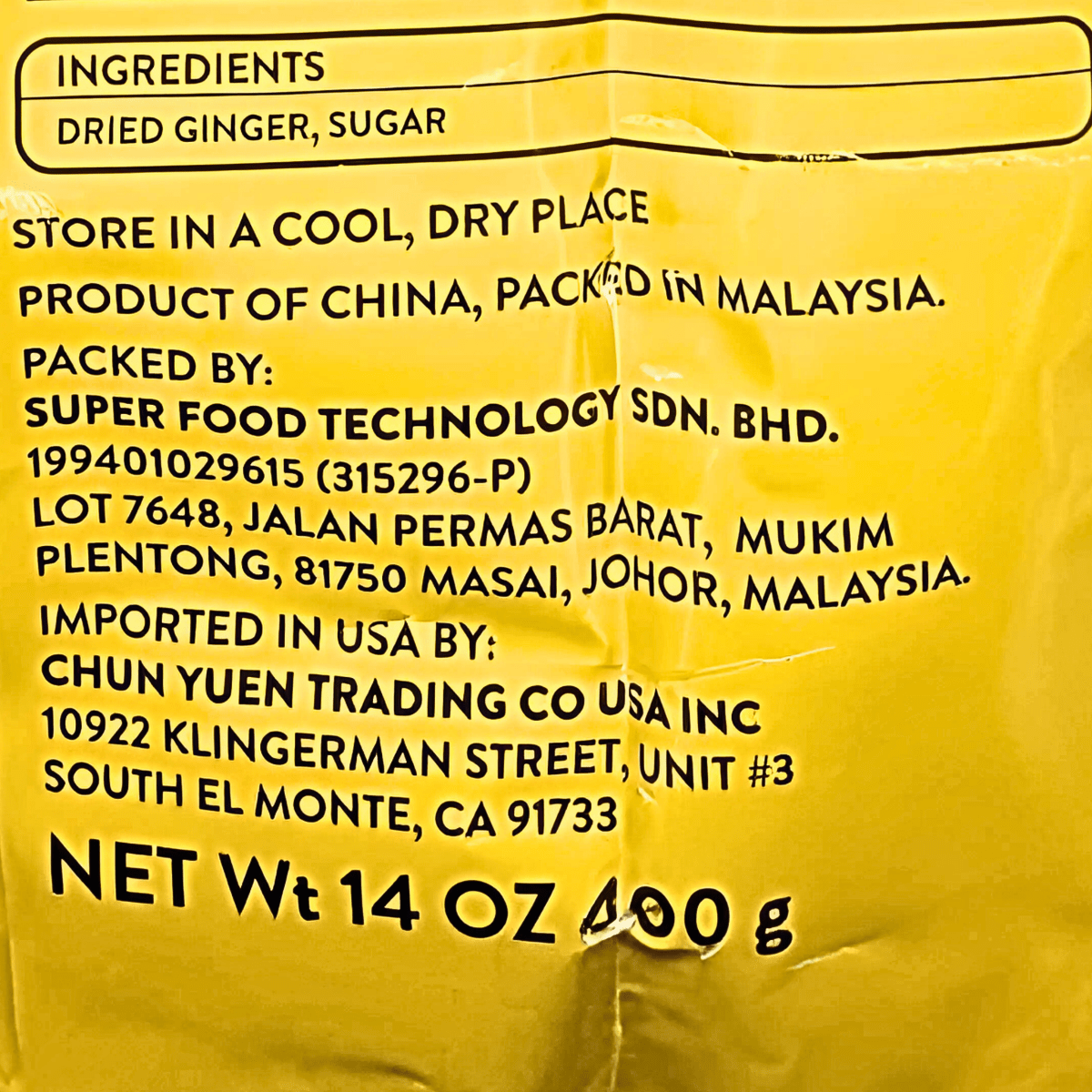 Super Ginger Tea 14oz - A&E Foodstore