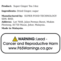 Super Ginger Tea 14oz - A&E Foodstore