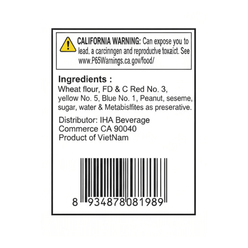 [SUPER] Peanut And Sesame Candy – 8oz - A&E Foodstore