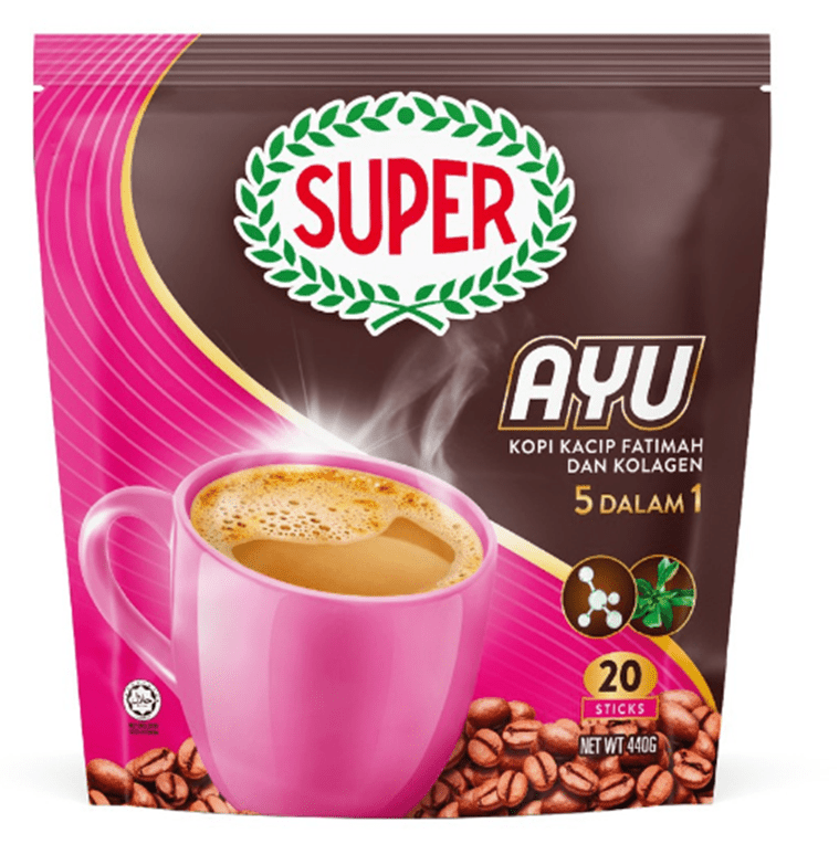 Super Power 5 - In - 1 Kacip Fatimah & Collagen Coffee 440g - A&E Foodstore