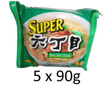 SUPER RAMEN STEWED BEEF INSTANT NOODLES - A&E Foodstore