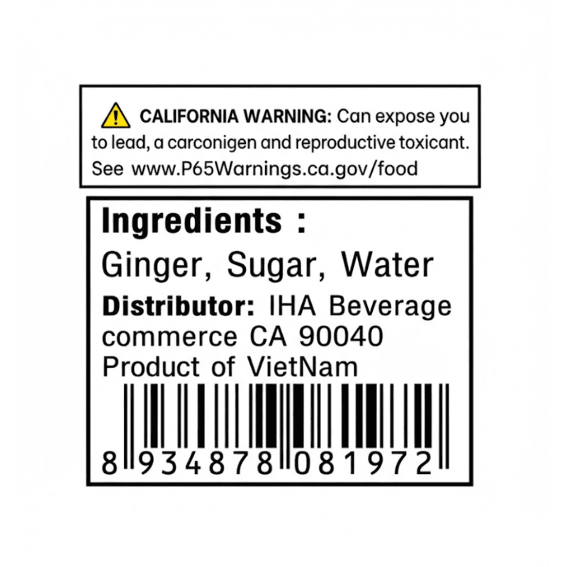 [SUPER] Sliced Ginger Candy – 5oz - A&E Foodstore