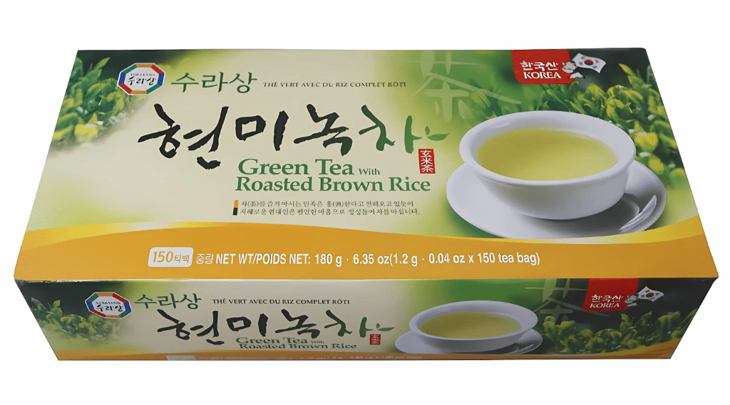 Surasang Green Tea With Roasted Brown Rice Tea 6.35oz - A&E Foodstore