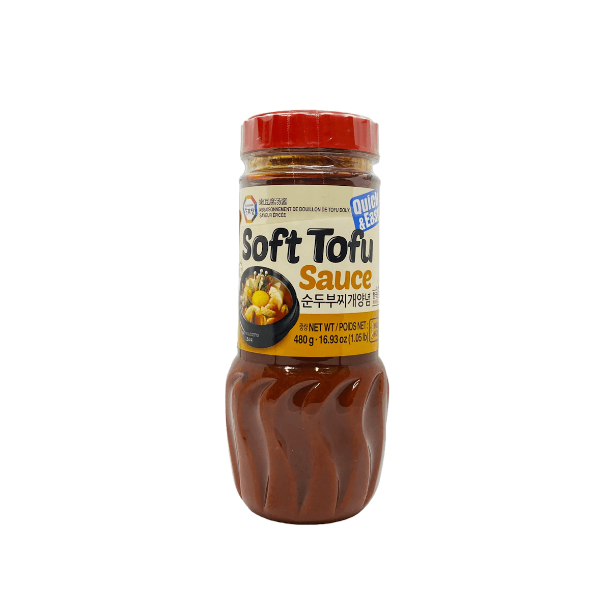 Surasang Soft Tofu Sauce Mild Hot 480g - A&E Foodstore