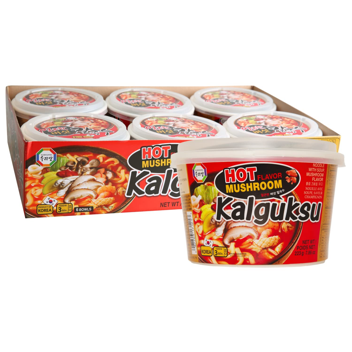 Surasang Spicy Mushroom Kalguksu - A&E Foodstore