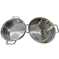 Swan 3 - Tier 24cm Stainless Steel Steamer(SUS 304) - A&E Foodstore