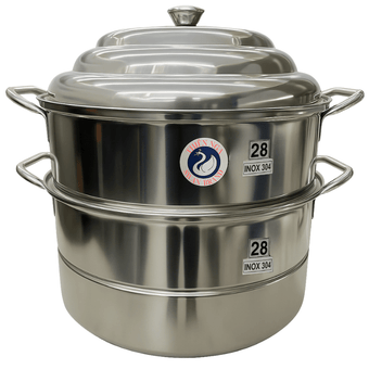 Swan 3-Tier 28cm Stainless Steel Steamer (SUS 304)