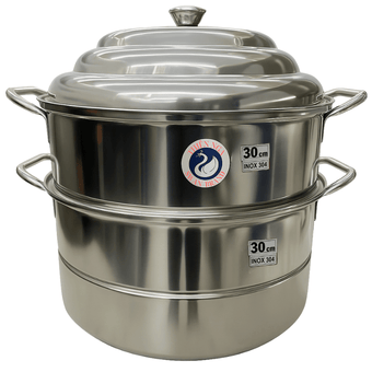 Swan 3-Tier 30cm Stainless Steel Steamer (SUS 304)