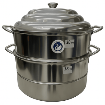 Swan 3-Tier 38cm Stainless Steel Steamer(SUS 304)