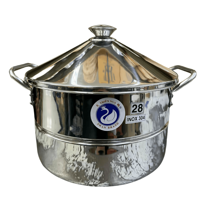 Swan Banh Cuon Steamer 28cm (SUS 304) - A&E Foodstore