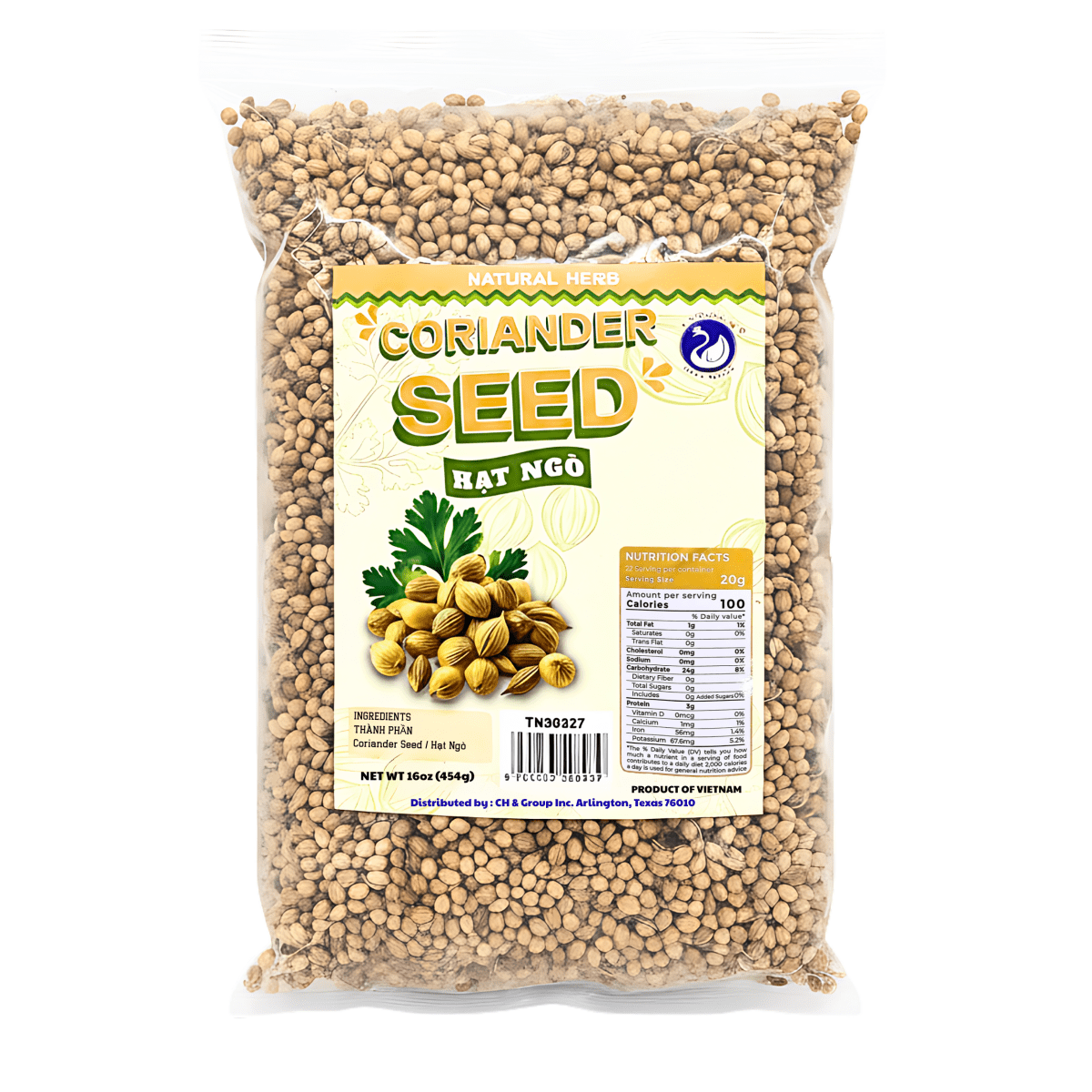 Swan Brand Coriander Seed 16oz - A&E Foodstore