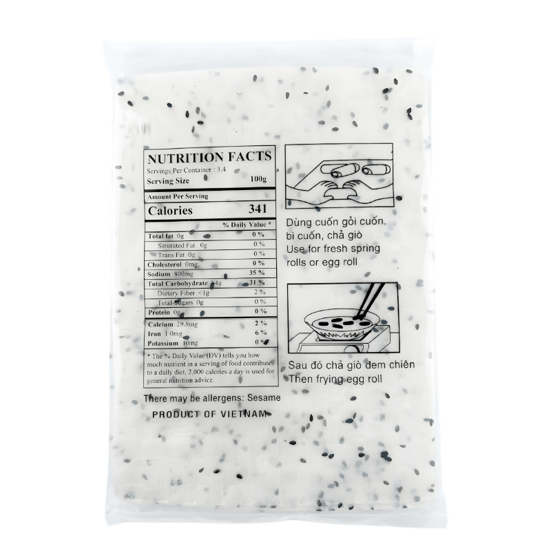 [Swan Brand] Rice Paper with Sesame - 12oz - A&E Foodstore