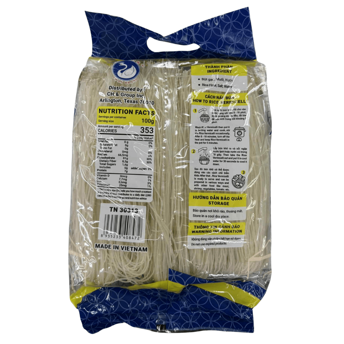 Swan Brand Sai Gon Rice Vermicelli 32oz - A&E Foodstore