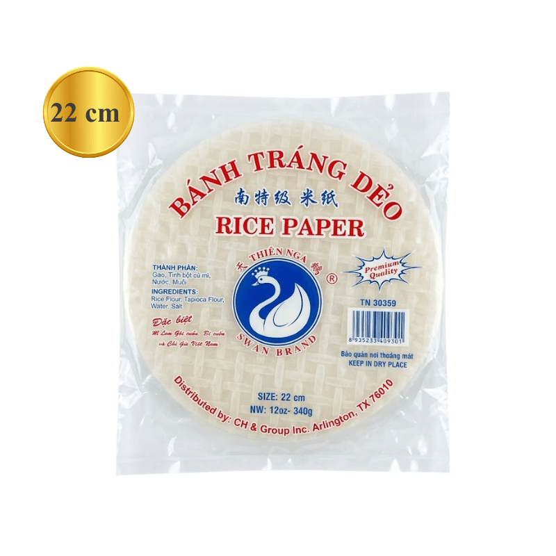 [Swan] Round Rice Paper - 12 oz - A&E Foodstore