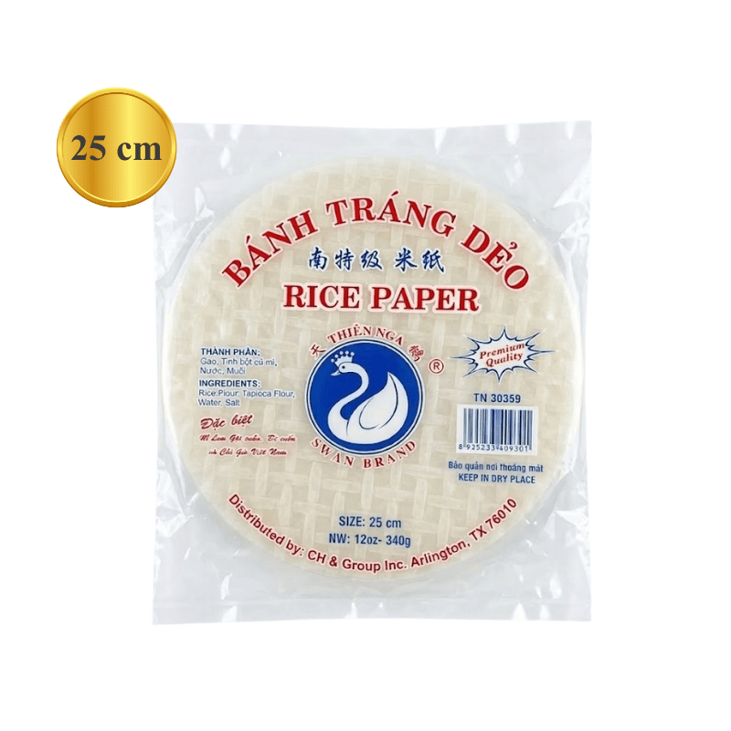 [Swan] Round Rice Paper - 12 oz - A&E Foodstore