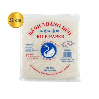 [Swan] Square Rice Paper - 12 oz
