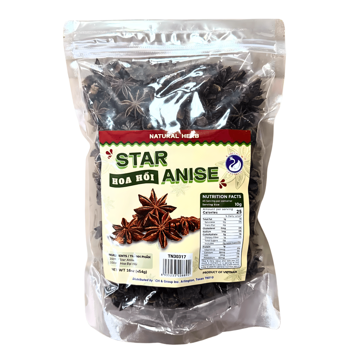 [SWAN] Star Anise - 16oz - A&E Foodstore