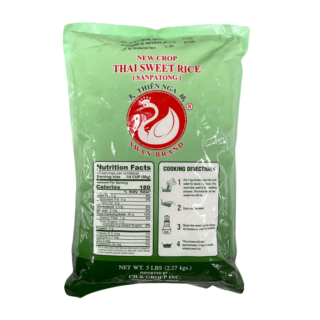 Swan Thai Premium Sweet Rice 5lb - A&E Foodstore